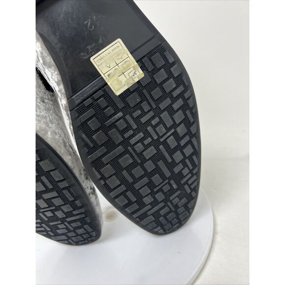 Amali Hauser2-211 Men’s Loafers- Silver crushed Velvet-men’s Slip On Shoes SZ 12